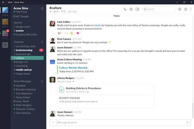 slack: Best Tools for Teamwork