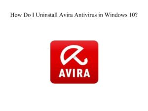 uninstall avira