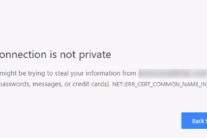 connection is not private