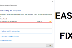 DNS server not responding