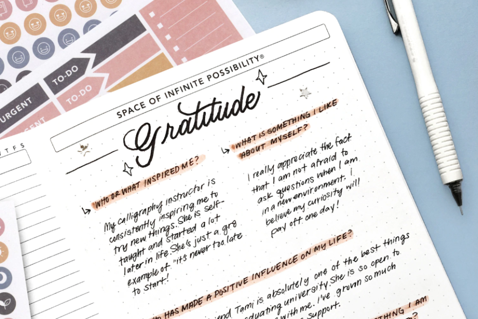 Gratitude Journal for Elementary Students
