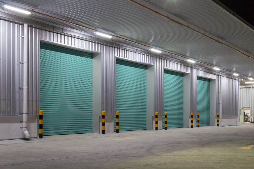 Shop roller shutters