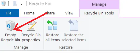 Empty Recycle bin