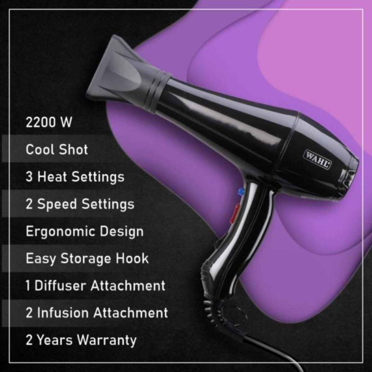 wahl super dry professional hair dryer