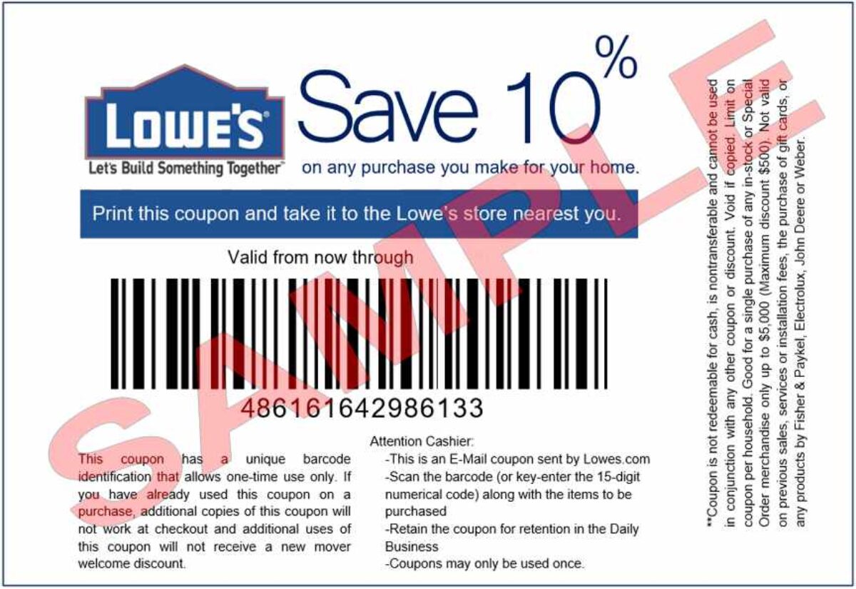 lowes coupons 2020