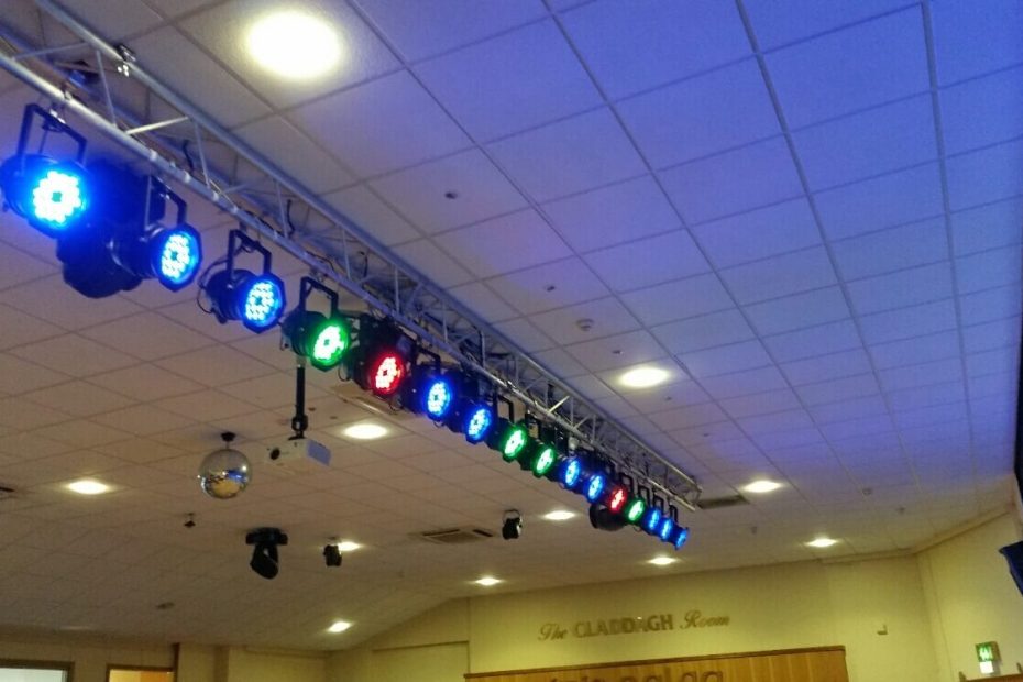 stage lighting installation