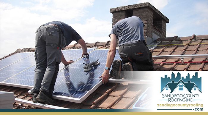solar roof installation
