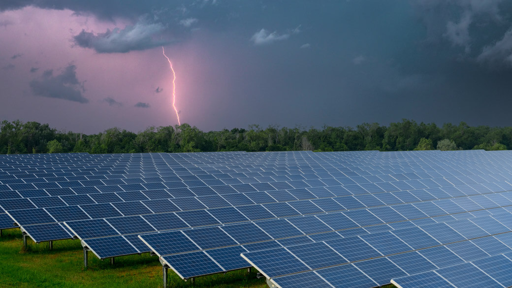 Solar Lightning System to protect your plant