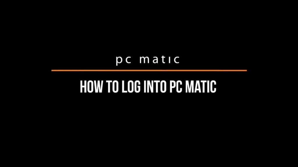 pc matic login