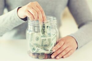 saving money