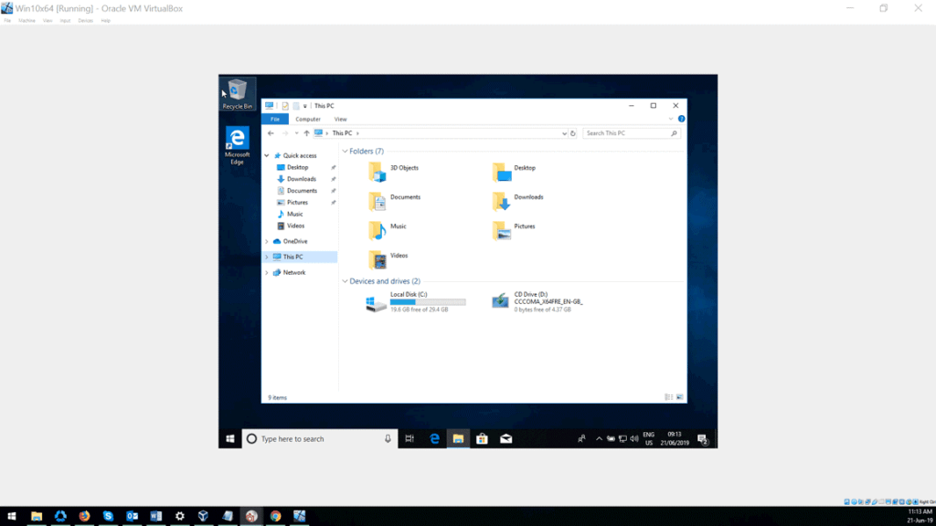 Full Screen in VirtualBox