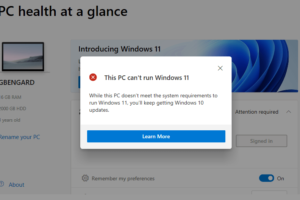 your pc is compatible with Windows 11