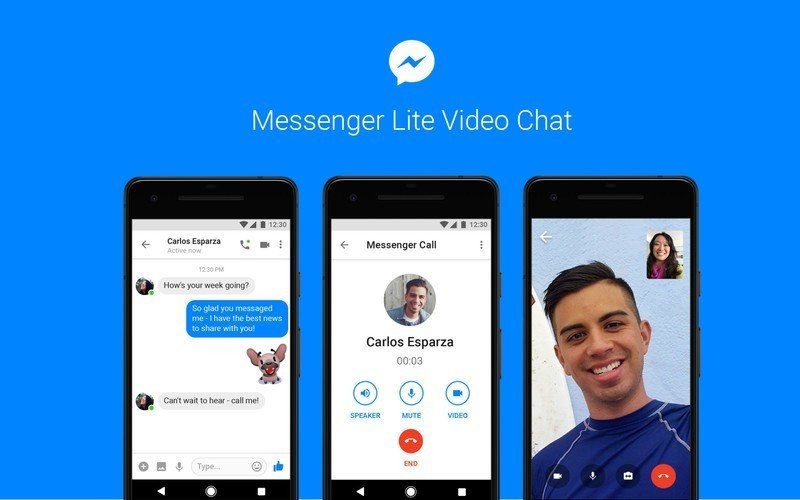make a video call from Facebook