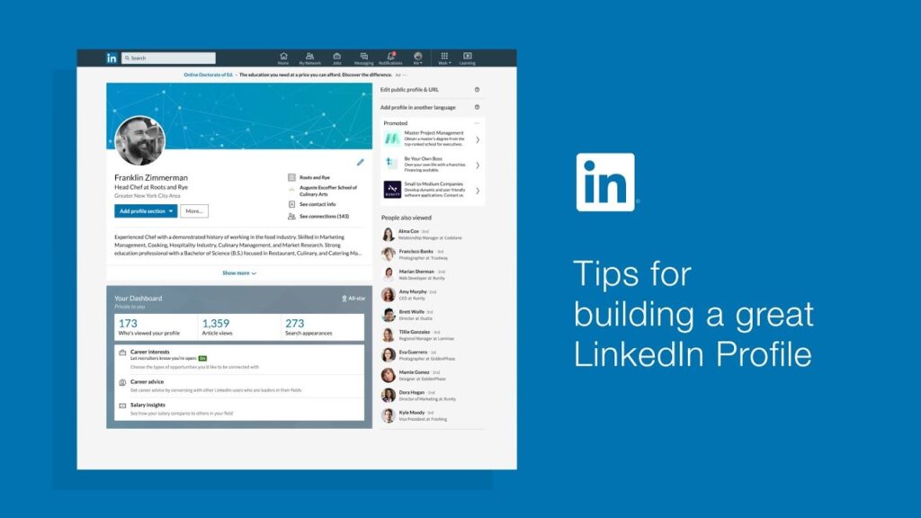 LinkedIn profile