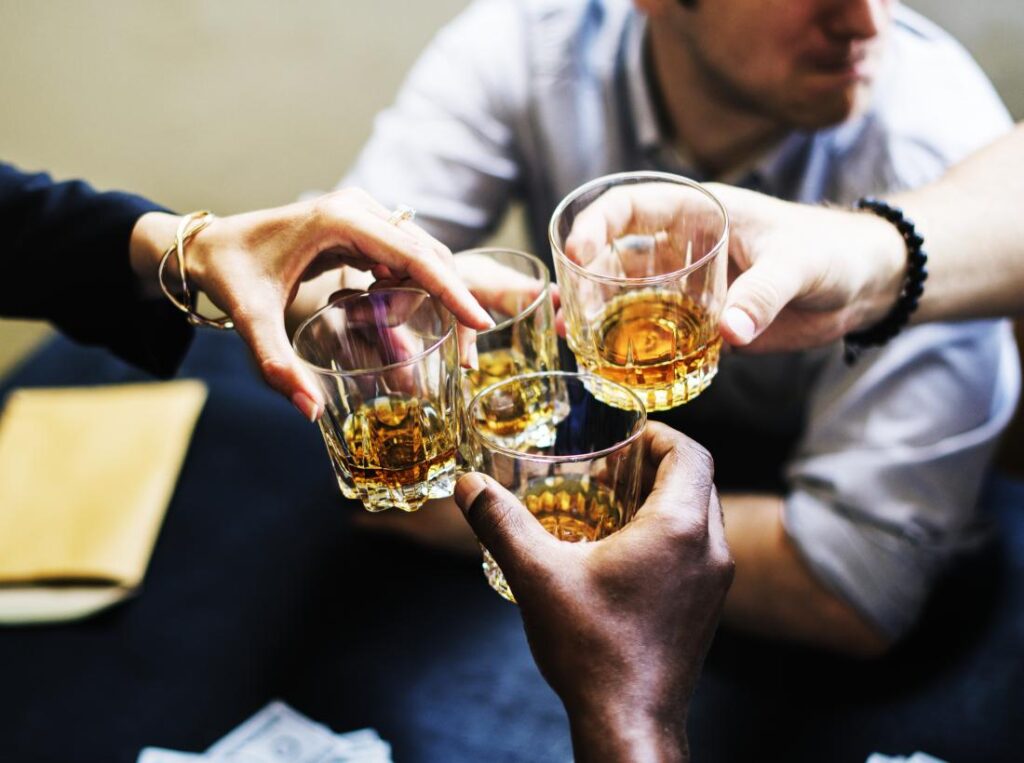 What is the "positive phase" of drinking?