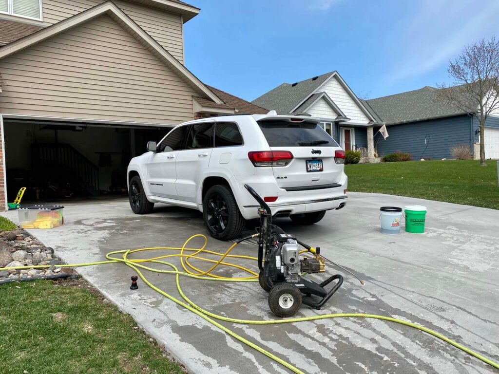 Wash the Car on the Outside