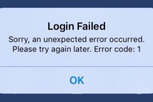 Facebook Error Code 2 on iPhone