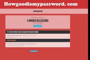 Howgoodismypassword.com Reviews