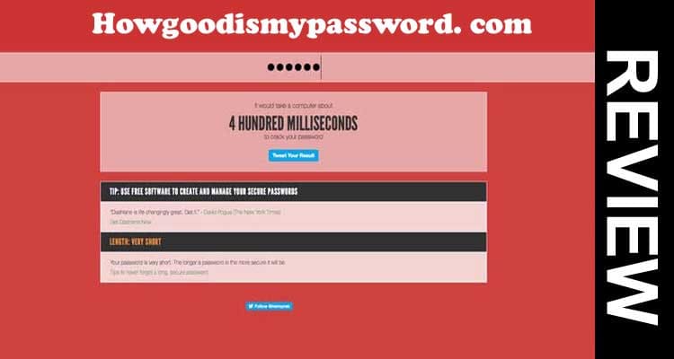 Howgoodismypassword.com Reviews