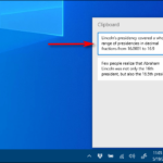View Clipboard Contents in Windows 10