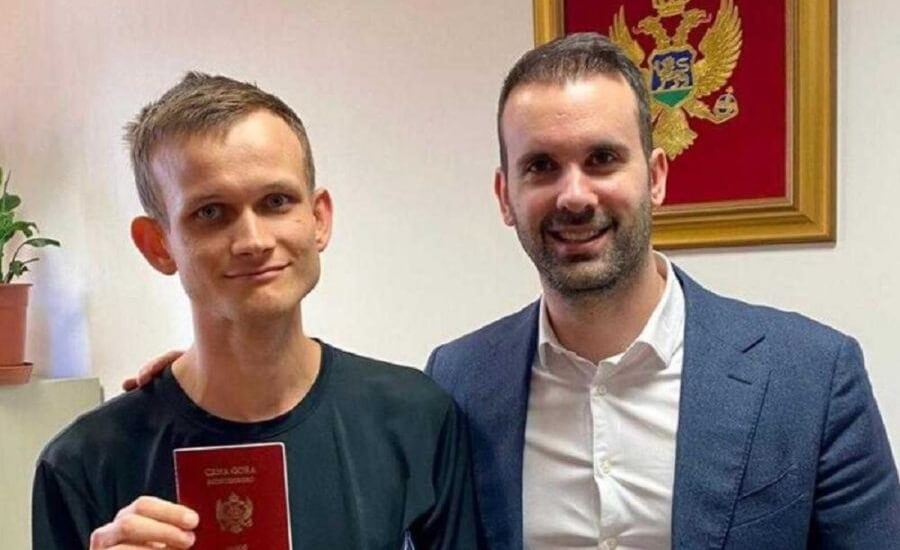 Ethereum (ETH) Co-Founder Vitalik Buterin Becomes Citizen of Crypto-Friendly Montenegro