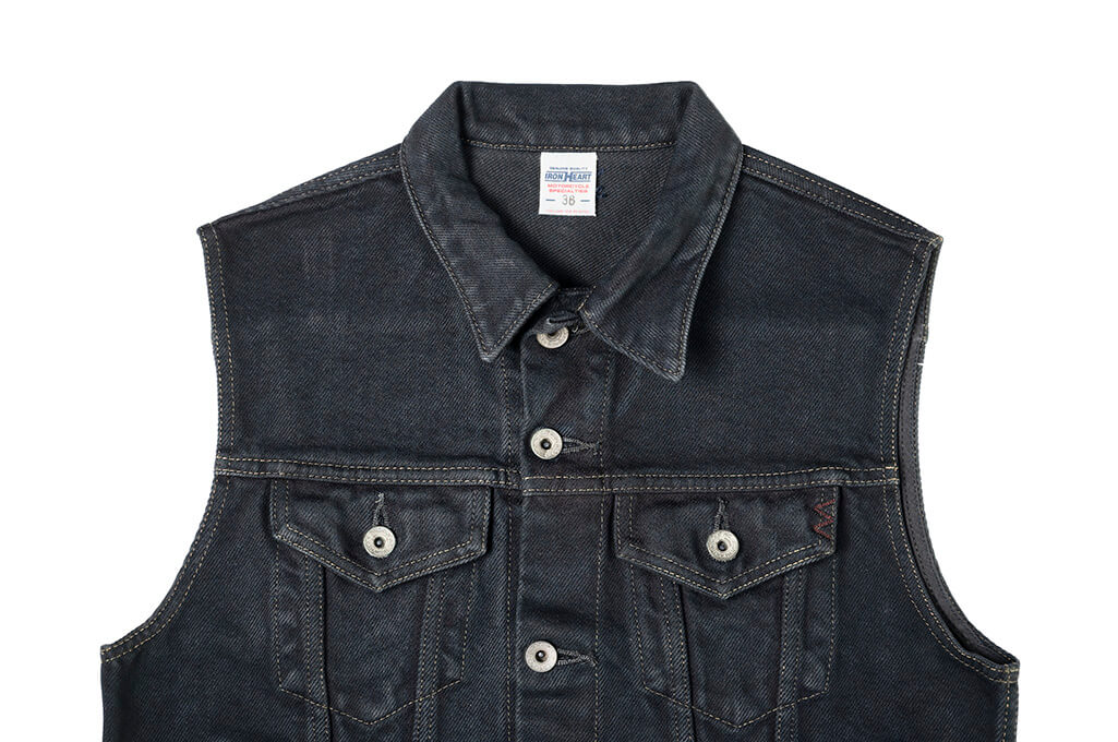 black denim vest for woman