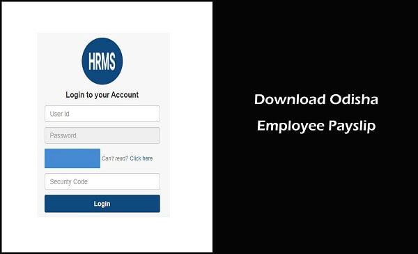 HRMS Odisha Login Official Portal