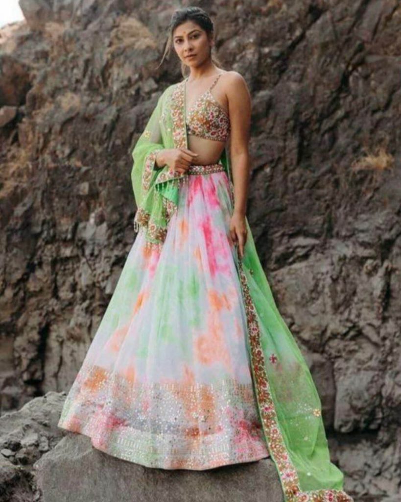 The Beautiful Floral Pattern lehenga choli