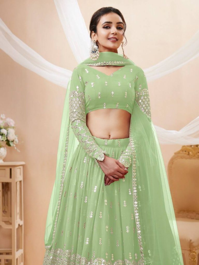 The Charming Pastel lehenga choli