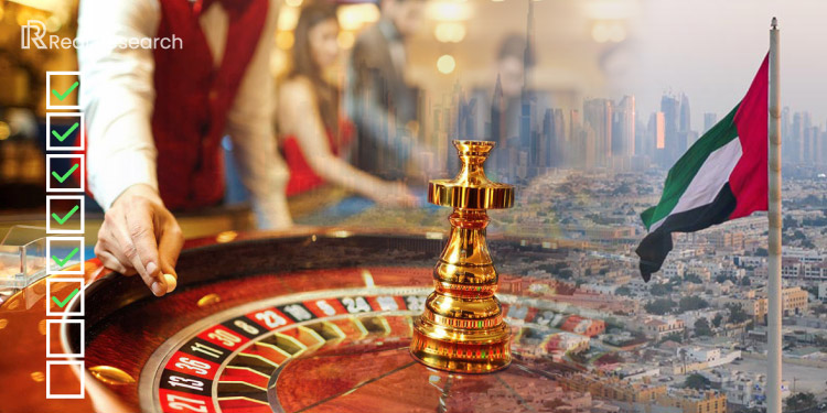 A snapshot of the virtual casino scene of the UAE