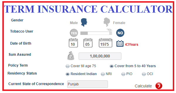 Role of Term Insurance Calculator in Business