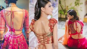 Backless Blouse With Dori Details