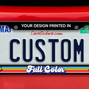 Designing Custom License Plate