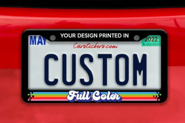 Designing Custom License Plate