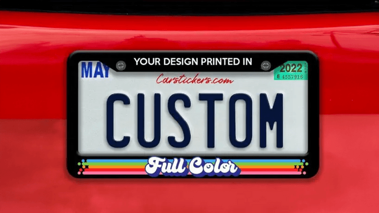 Designing Custom License Plate