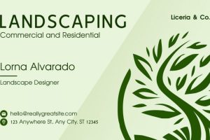 What Your Lawn Care Business Card Says About Your Professionalism